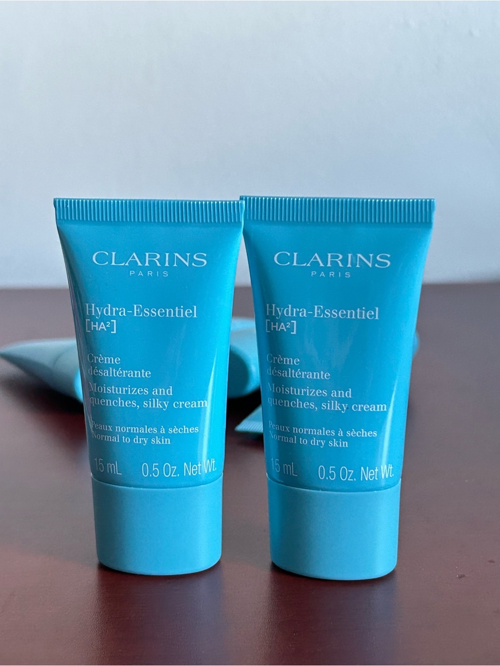 15mlx2 Clarins Hydra-Essentiel Moisturizer silky cream